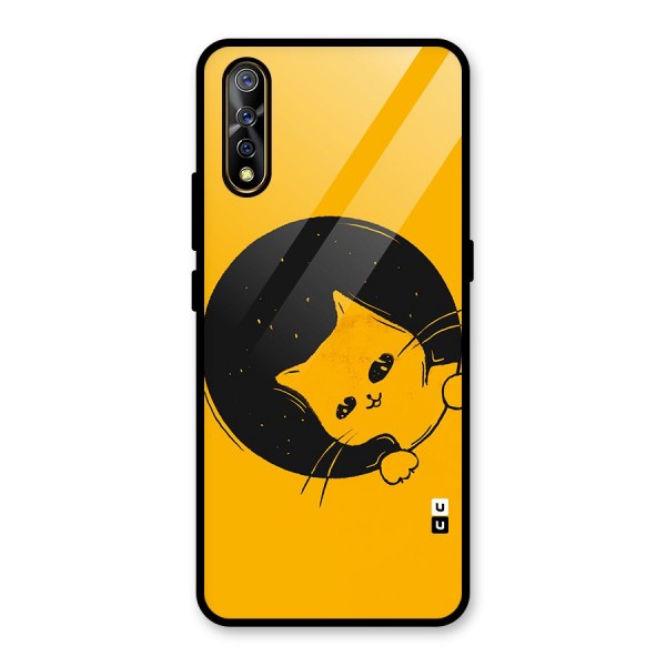 Space Cat Glass Back Case for Vivo Z1x