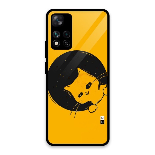 Space Cat Glass Back Case for Xiaomi 11i 5G