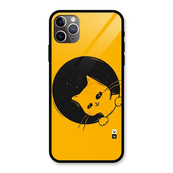 Space Cat Glass Back Case for iPhone 11 Pro Max