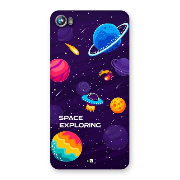 Space Exploring Back Case for Canvas Fire 4 (A107)