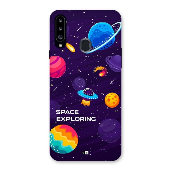 Space Exploring Back Case for Galaxy A20s