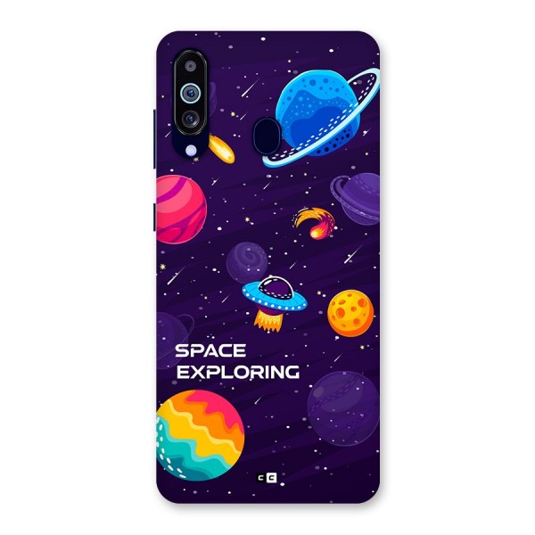 Space Exploring Back Case for Galaxy A60