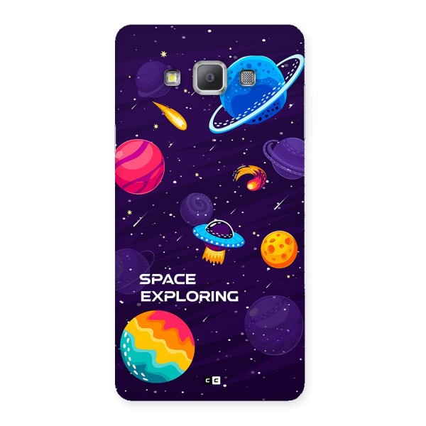 Space Exploring Back Case for Galaxy A7