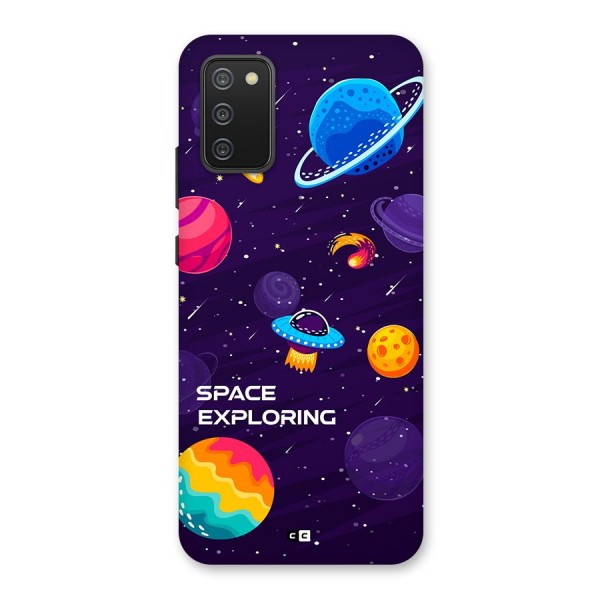 Space Exploring Back Case for Galaxy F02s