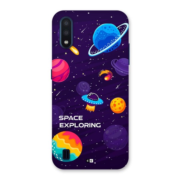 Space Exploring Back Case for Galaxy M01