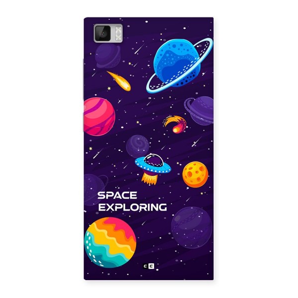 Space Exploring Back Case for Mi3