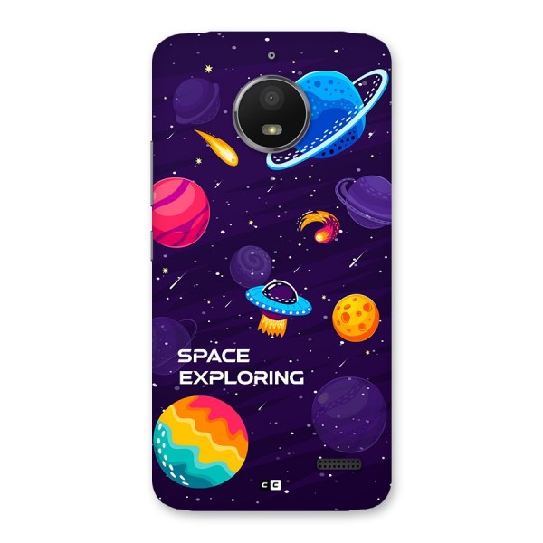 Space Exploring Back Case for Moto E4