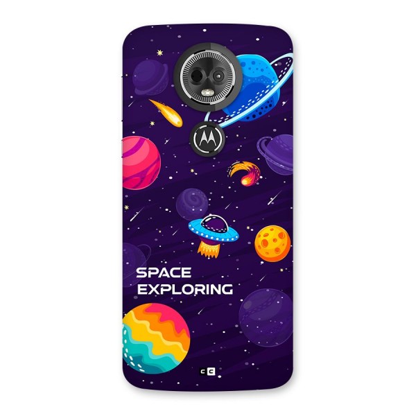 Space Exploring Back Case for Moto E5 Plus