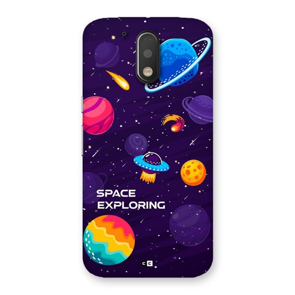 Space Exploring Back Case for Moto G4