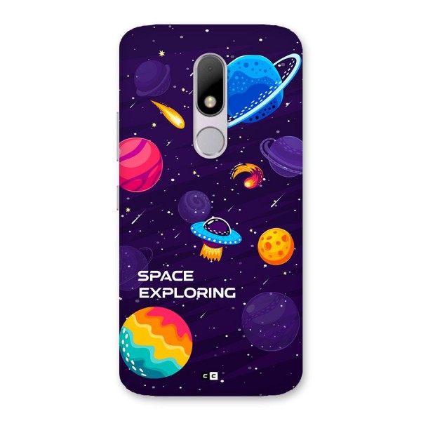 Space Exploring Back Case for Moto M