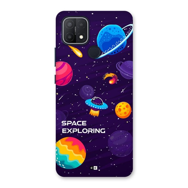 Space Exploring Back Case for Oppo A15s