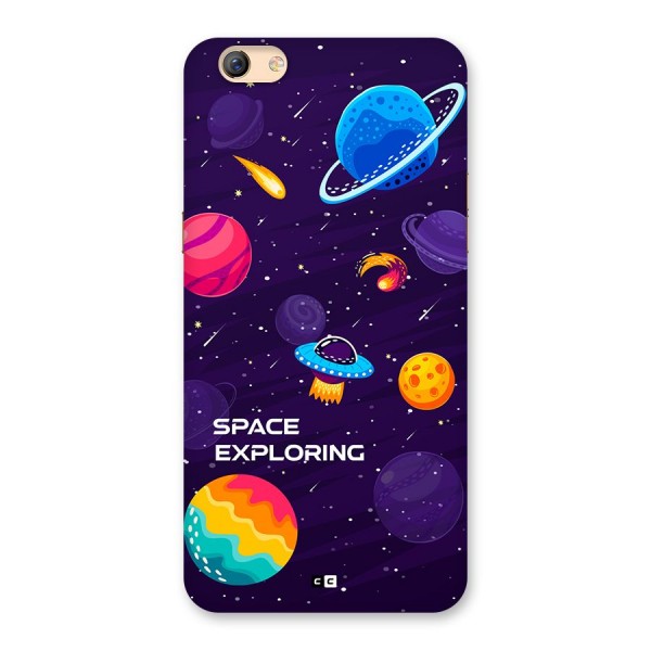 Space Exploring Back Case for Oppo F3 Plus