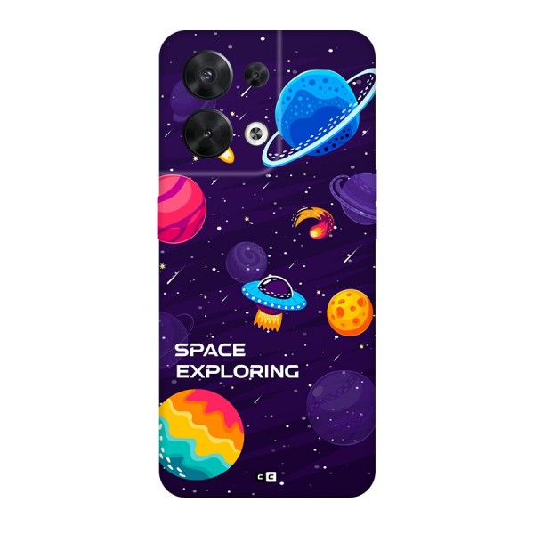 Space Exploring Back Case for Oppo Reno8 5G