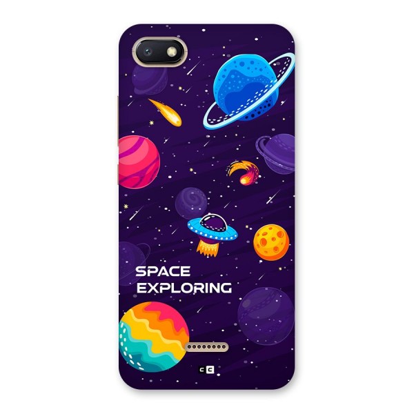 Space Exploring Back Case for Redmi 6A