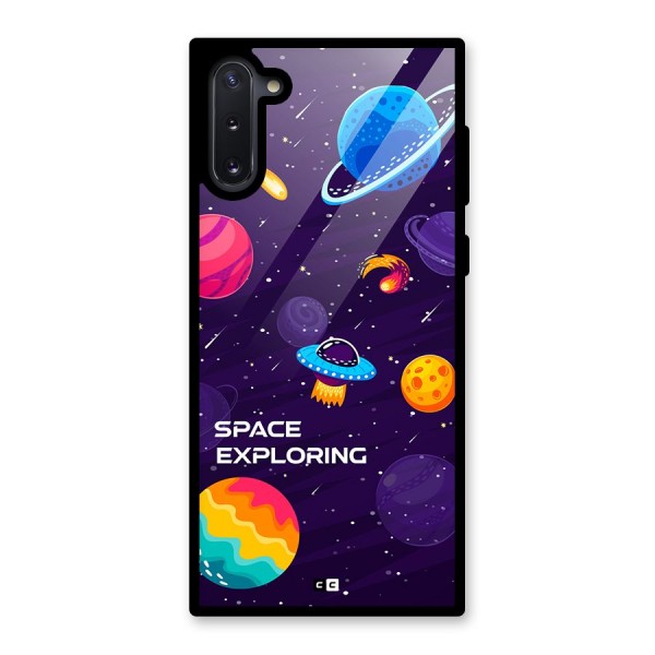 Space Exploring Glass Back Case for Galaxy Note 10