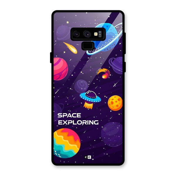 Space Exploring Glass Back Case for Galaxy Note 9