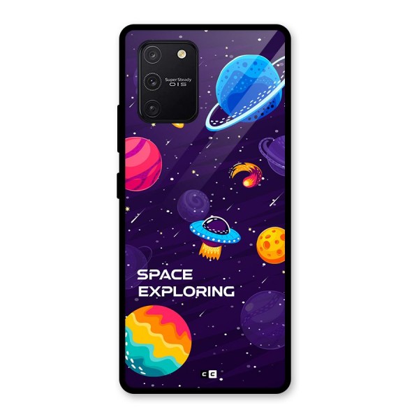 Space Exploring Glass Back Case for Galaxy S10 Lite