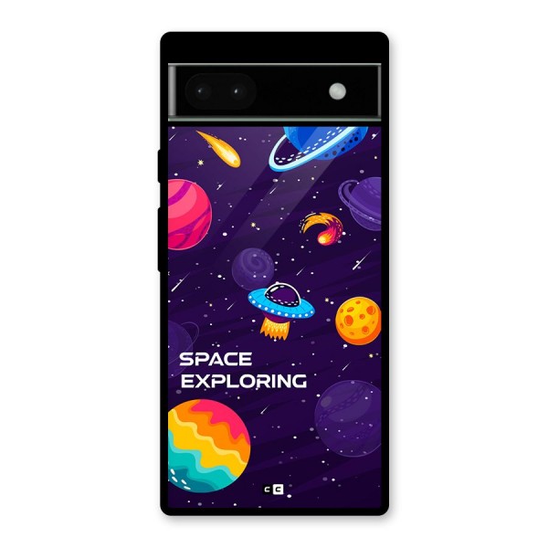 Space Exploring Glass Back Case for Google Pixel 6a