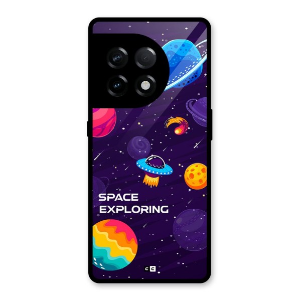 Space Exploring Glass Back Case for OnePlus 11R