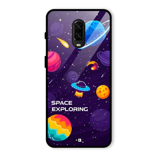 Space Exploring Glass Back Case for OnePlus 6T