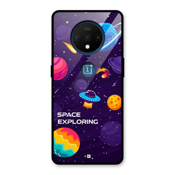 Space Exploring Glass Back Case for OnePlus 7T