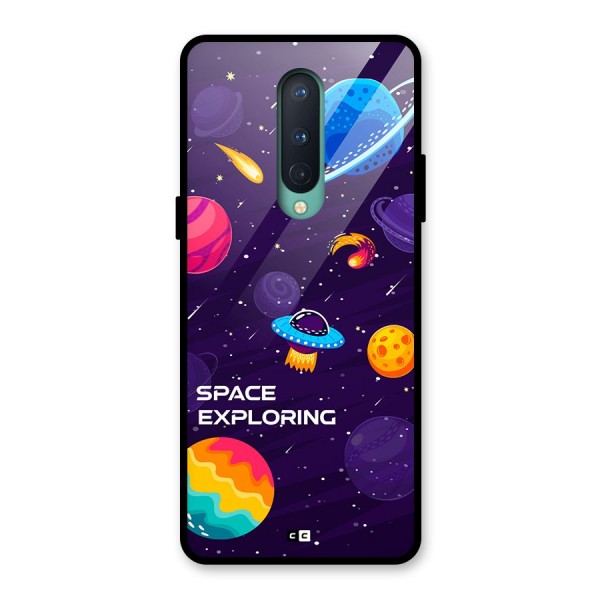 Space Exploring Glass Back Case for OnePlus 8