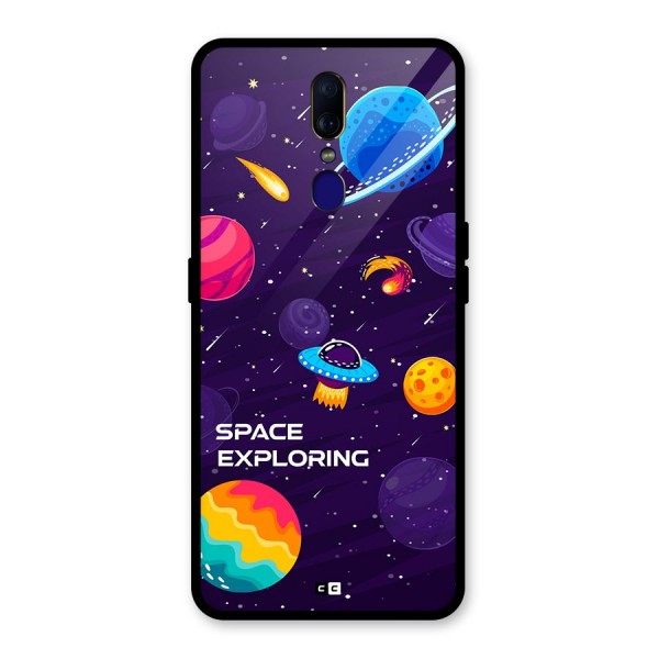 Space Exploring Glass Back Case for Oppo F11