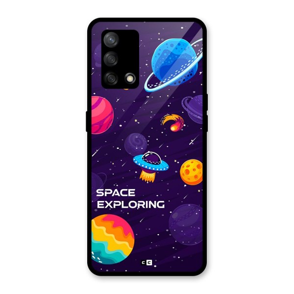 Space Exploring Glass Back Case for Oppo F19