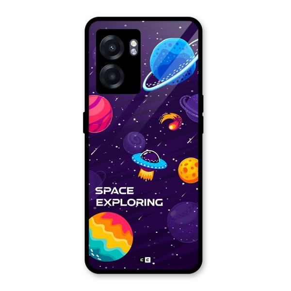 Space Exploring Glass Back Case for Oppo K10 (5G)