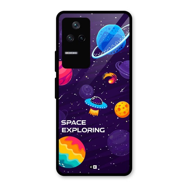 Space Exploring Glass Back Case for Poco F4 5G