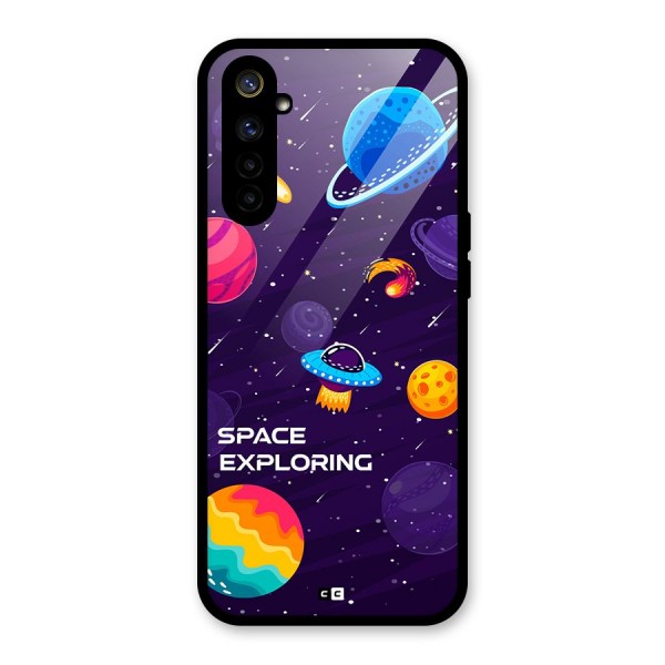 Space Exploring Glass Back Case for Realme 6