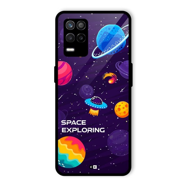 Space Exploring Glass Back Case for Realme 8s 5G