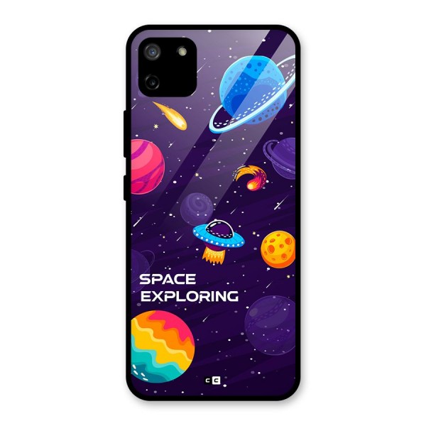 Space Exploring Glass Back Case for Realme C11