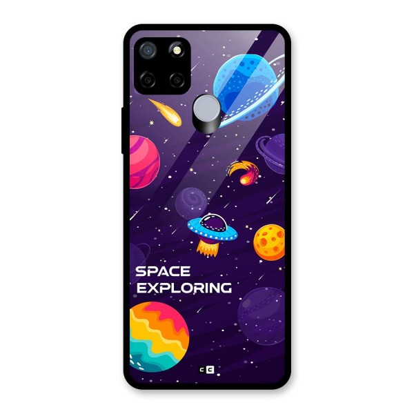 Space Exploring Glass Back Case for Realme C15