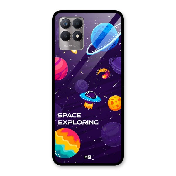 Space Exploring Glass Back Case for Realme Narzo 50