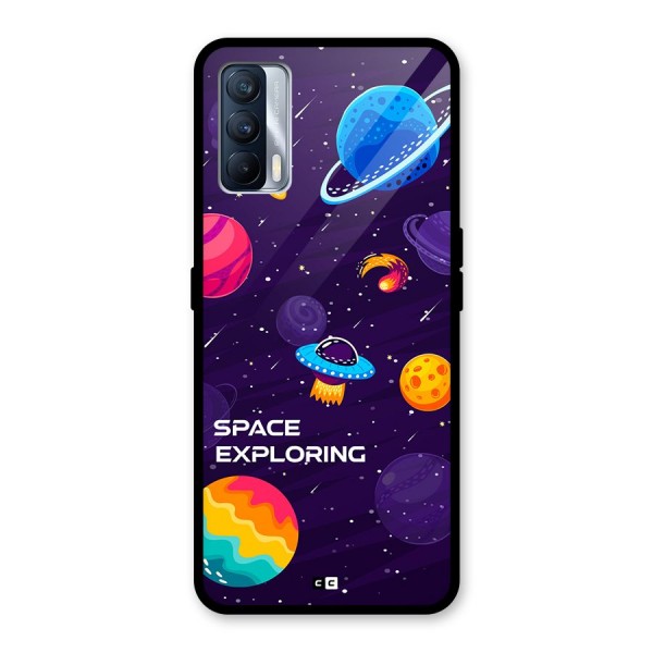 Space Exploring Glass Back Case for Realme X7