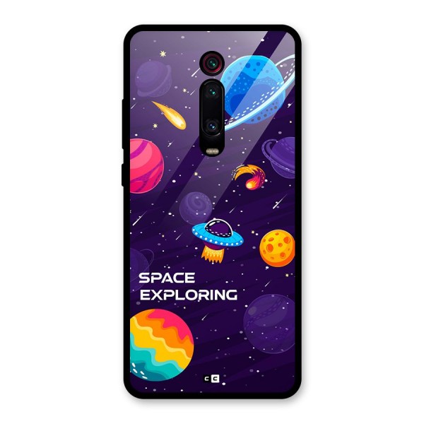 Space Exploring Glass Back Case for Redmi K20