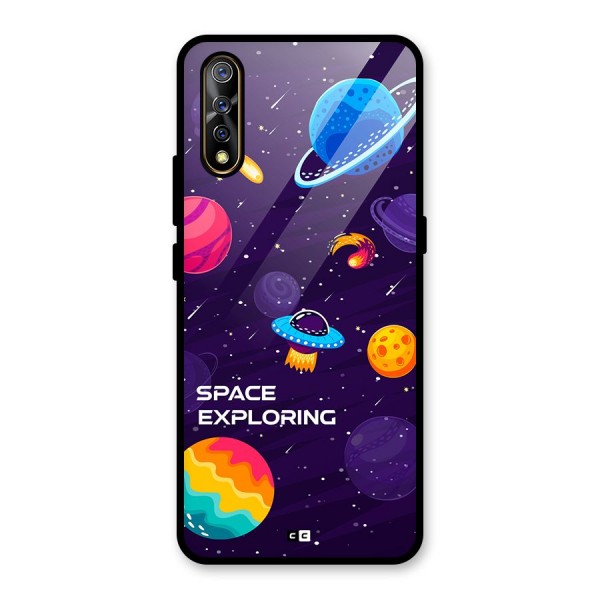 Space Exploring Glass Back Case for Vivo S1