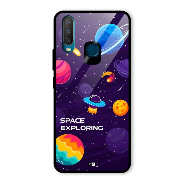 Space Exploring Glass Back Case for Vivo U10