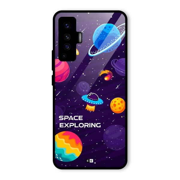 Space Exploring Glass Back Case for Vivo X50