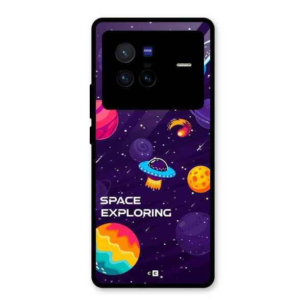 Space Exploring Glass Back Case for Vivo X80