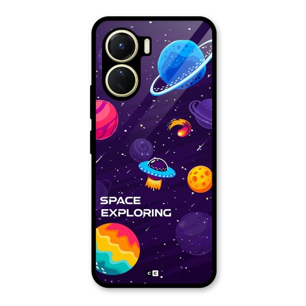 Space Exploring Glass Back Case for Vivo Y16