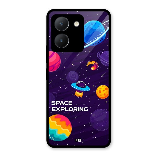 Space Exploring Glass Back Case for Vivo Y36