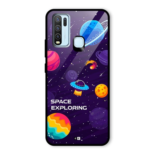 Space Exploring Glass Back Case for Vivo Y50