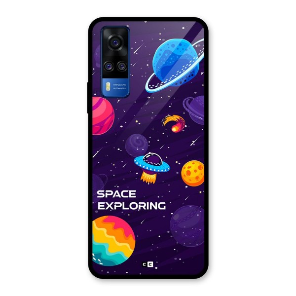 Space Exploring Glass Back Case for Vivo Y51