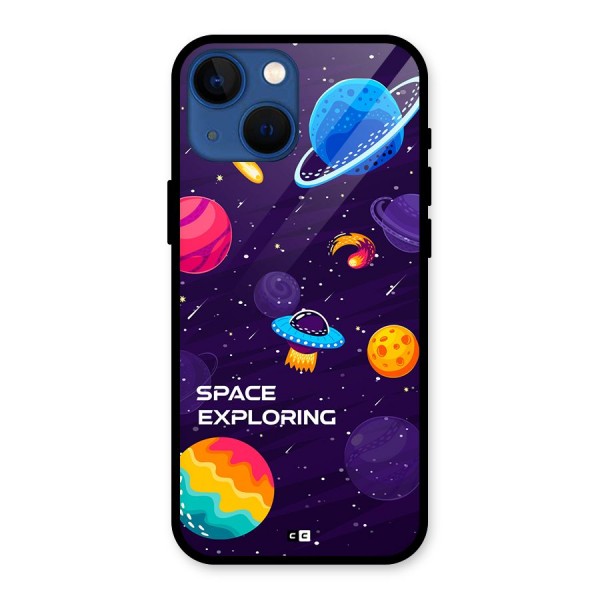 Space Exploring Glass Back Case for iPhone 13 Mini