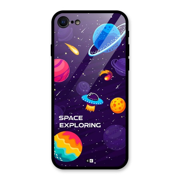 Space Exploring Glass Back Case for iPhone 7