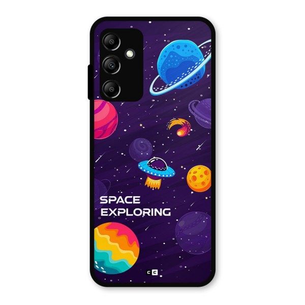 Space Exploring Metal Back Case for Galaxy A14 5G