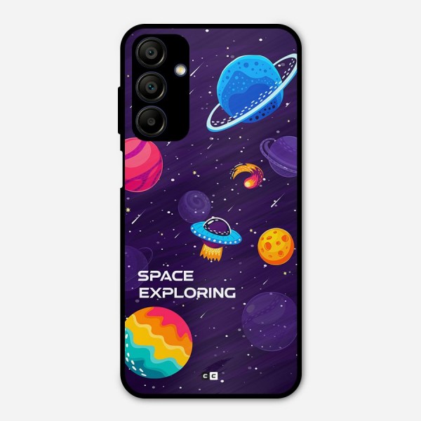 Space Exploring Metal Back Case for Galaxy A15 5G