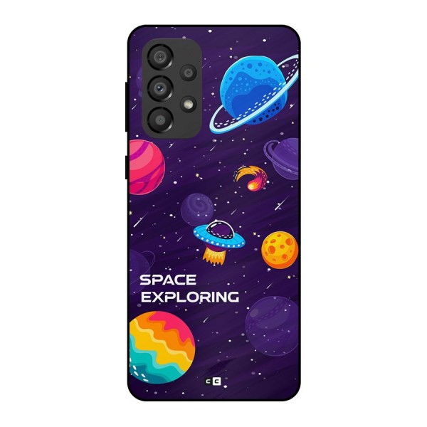 Space Exploring Metal Back Case for Galaxy A33 5G